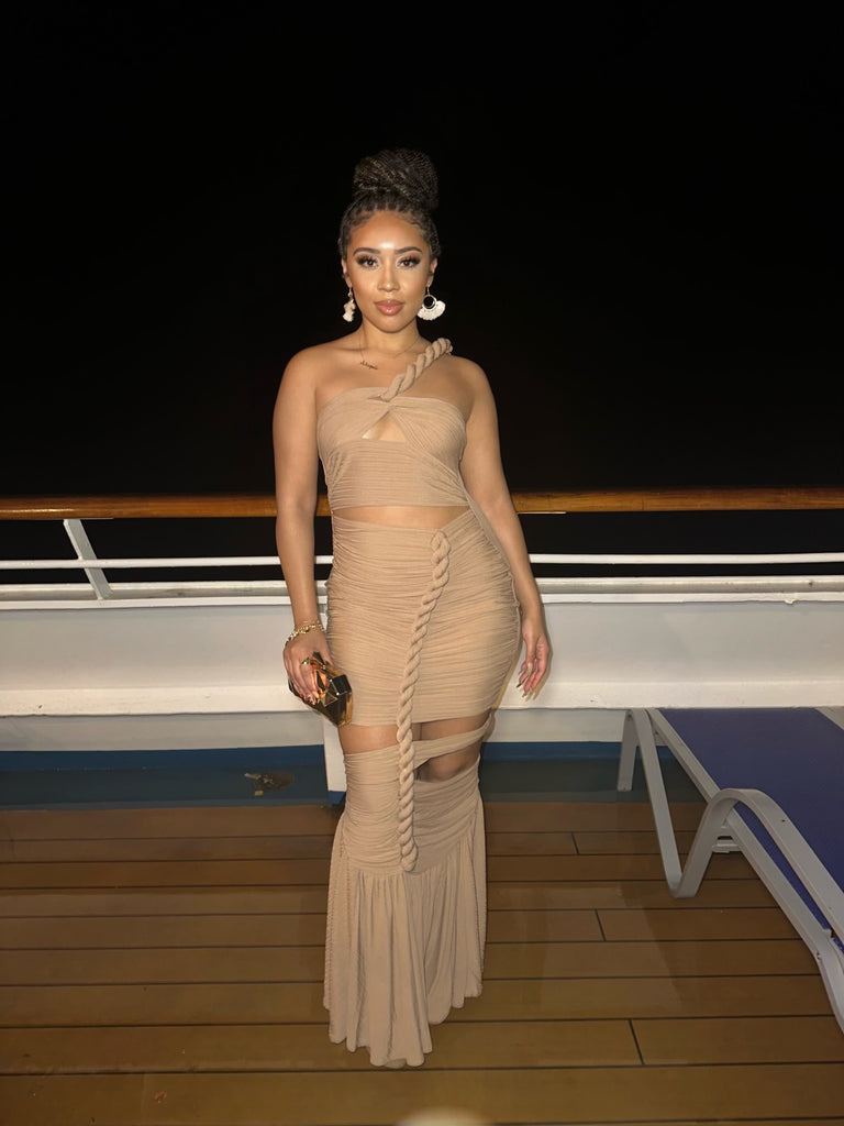 Rope Nude Dress SIMPLI CHIC BOUTIQUE Rope Nude Dress SIMPLI CHIC BOUTIQUE