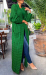 Monster Green Long Sleeve Cardigan